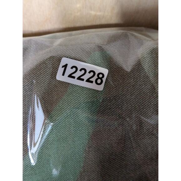 VTG BDU Cold Weather Top Mens Small Regular Woodland Camo Army 72nd FA Patch - Picture 11 of 11